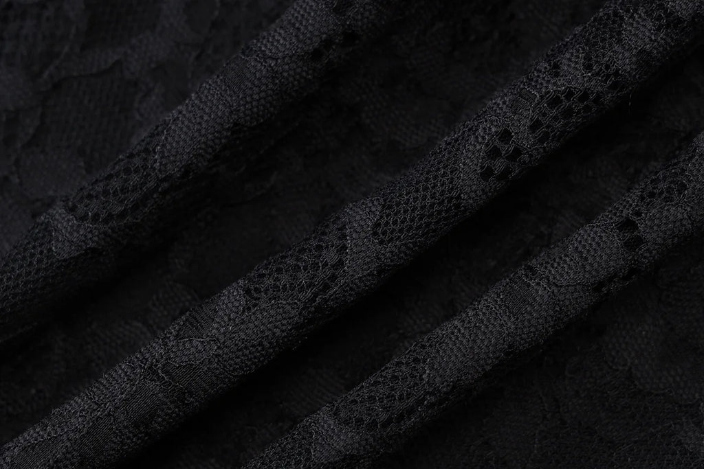 Woman Clothing Spaghetti Strap Mesh Lace Patchwork Party Club Dress Female Sexy See-through Sleeveless Short Evening Dresses