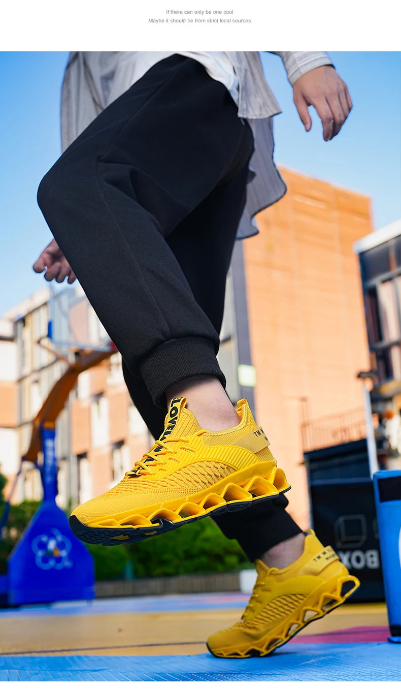 Men's Breathable Casual Sneakers Luxury Fashion Running Trainer Unisex Comfortable Wear Tenis Race Shoes