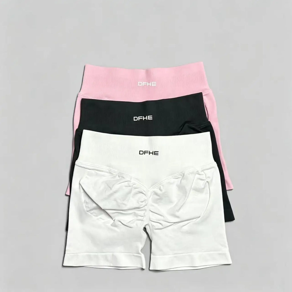 DFHE Camisole Fitness Shorts, High Waisted and Hip Lifting Yoga Shaping Shorts, Breathable Sports Running Fitness Shorts