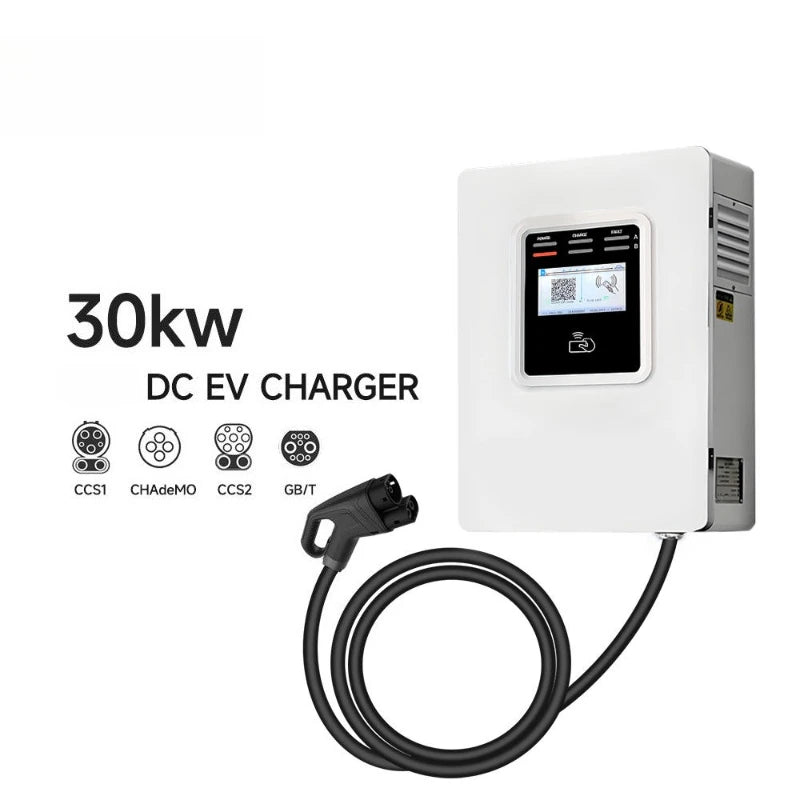 22kw 30kw 60kw CCS1 CCS2 DC EV Fast Charger Electric Car Charger EV Charging Station for Home Use Private Garage EV Charger