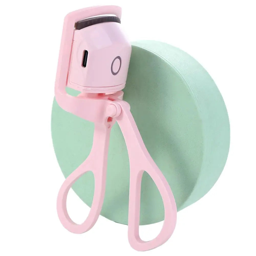 USB Rechargeable Easy To Use Temperature Control Electric Heated Eyelashes Curler Iron Perm Eyelashes Clip Makeup Accessories