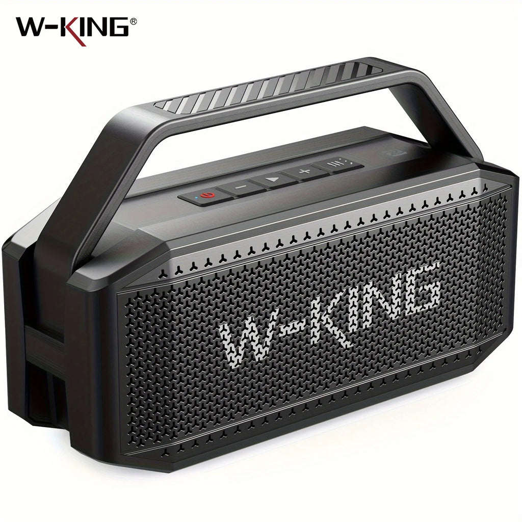 W-KING D9-1 100W Peak 60W RMS Deep Bass Bluetooth Speaker, IPX6 Portable Waterproof Loud Bluetooth Speakers Wireless with Subwoofer