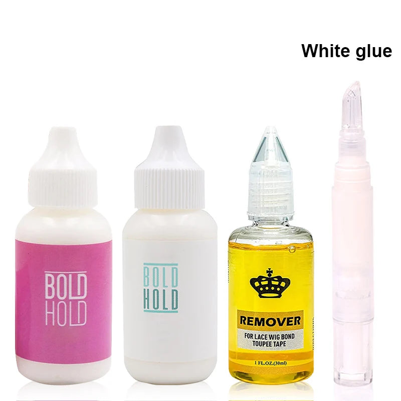 5/38ml Wig Glue Waterproof Lace Glue Strong Hold Front Lace Wig Glue Private Label Wig Accessories for Frontal Closure Toupee