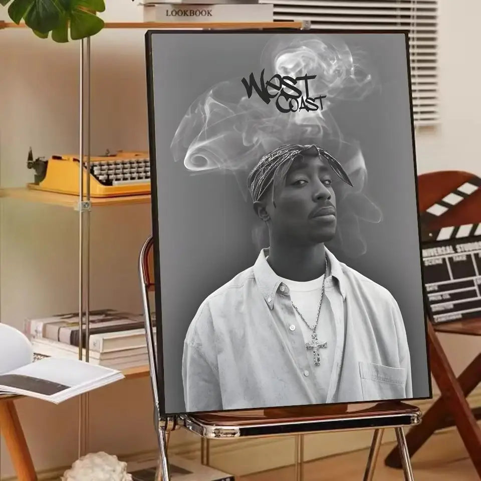 Rapper 2Pac T-Tupac S-Shakur Poster Paper Print Home Living Room Bedroom Entrance Bar Cafe Art Painting Decoration