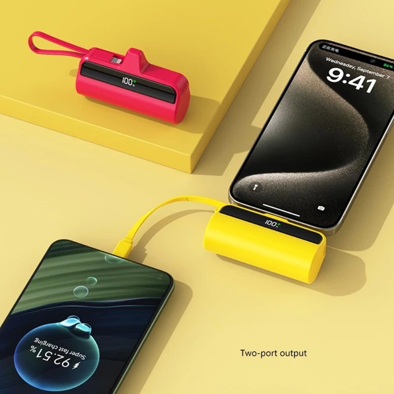 Portable TypeC Power Bank Case Quick 22.5W Charging Power Bank Shell 1 Slot 18650 Battery Power Bank Case(Not Include Battery)