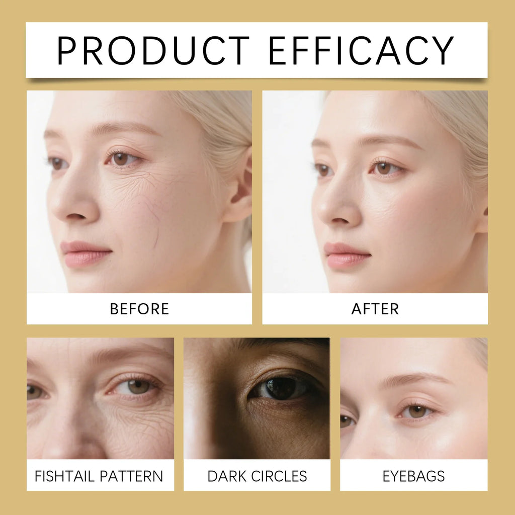 24K Golden Under Eye Mask Patches Hydrolyzed Collagen Moisturizing Firming Anti Dark Circles Eyes Care Eyepatch Beauty Mask