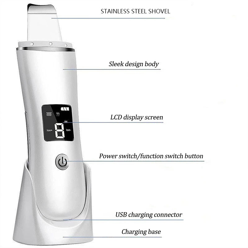 Facial Blackhead Removal Machine, USB Charging Intelligent Electric Beauty Cleansing Device, Home Beauty Removal Machine