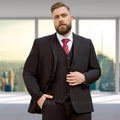 Fat Brother Big Size Men's Suits Formal Business Dress Fashion 3 Piece Set for Wedding Party Prom XS-6XL Jackets Vest Pants