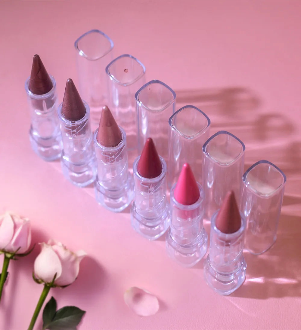 6Color Pearlescent Velvet Lipstick Pen Multipurpose Long-Lasting Moisturize Waterproof Brighten Glitter Lip Makeup Cosmetic Tool