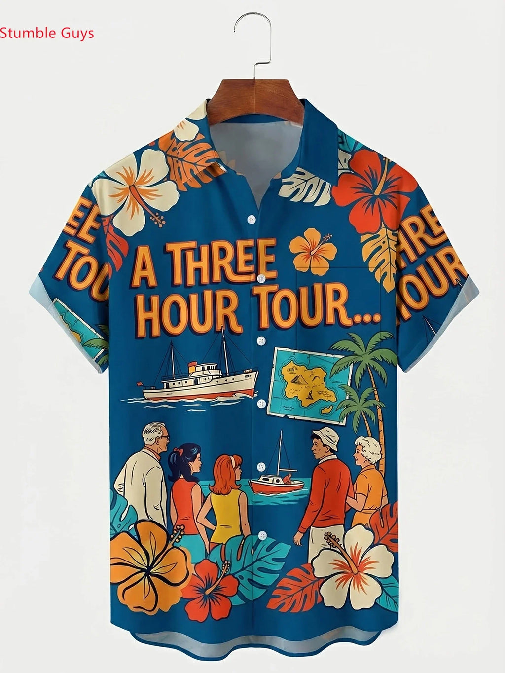 Men's 2026 New Hawaiian Shirt Summer Casual Man Women Short Sleeve Vibrant Beach Party Print Fashion Tops