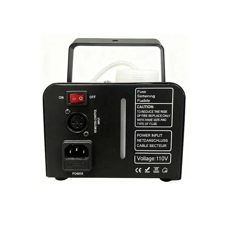 Professional Smoke Machine Mini Iron LED Fog Machine RGB Electric Power Remote 500W Stage For Party Wedding Disco DJ Smog Maker