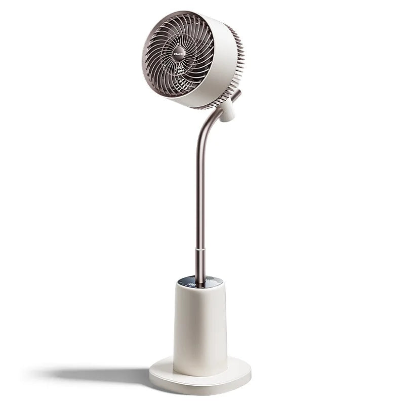Air Circulation Fan Silent Electric Fans High Wind Floor Portable Fan Powerful Energy-saving Fan Cooling with Atmosphere Light