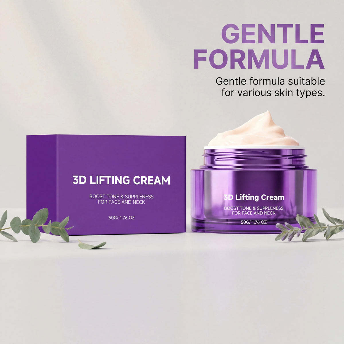 3D Lifting Cream Face And Neck Skincare Improves Skin Sagging Boosts Skin Firmness Enhances Skin Elasticity Smooth Fine Lines