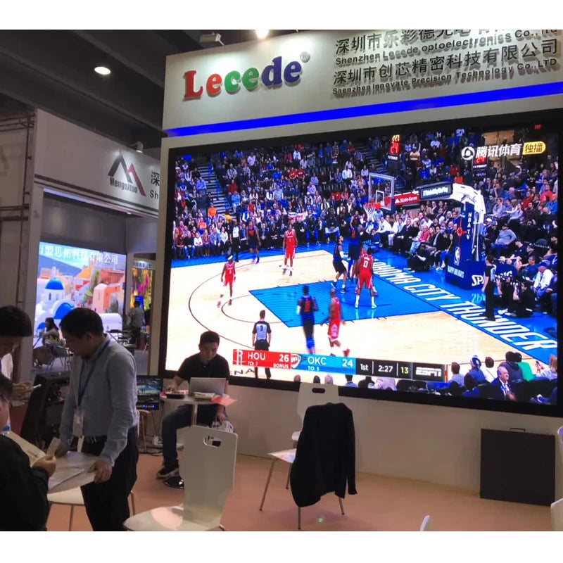 Lecede P2.6 P3.91 P4.8 Movable Indoor Outdoor Stage Background LED Screen Display Curved Rental LED Screen Digital Poster ODMHig