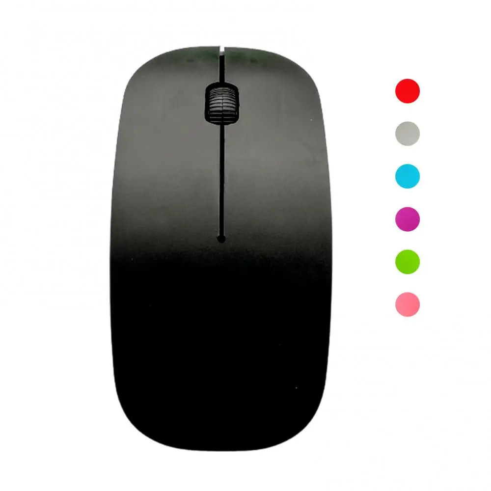 Portable Creative Mini Ultra Slim Cute Wireless Bluetooth Mouse 2.4G Receiver Laptop Gaming Mice PC 1000dpi Computer Accessories