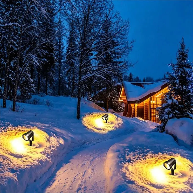 ABMR-4PCS Led Landscape Lights 4PCS Outdoor Waterproof Garden Light IP66 Waterproof For Garden Lawn