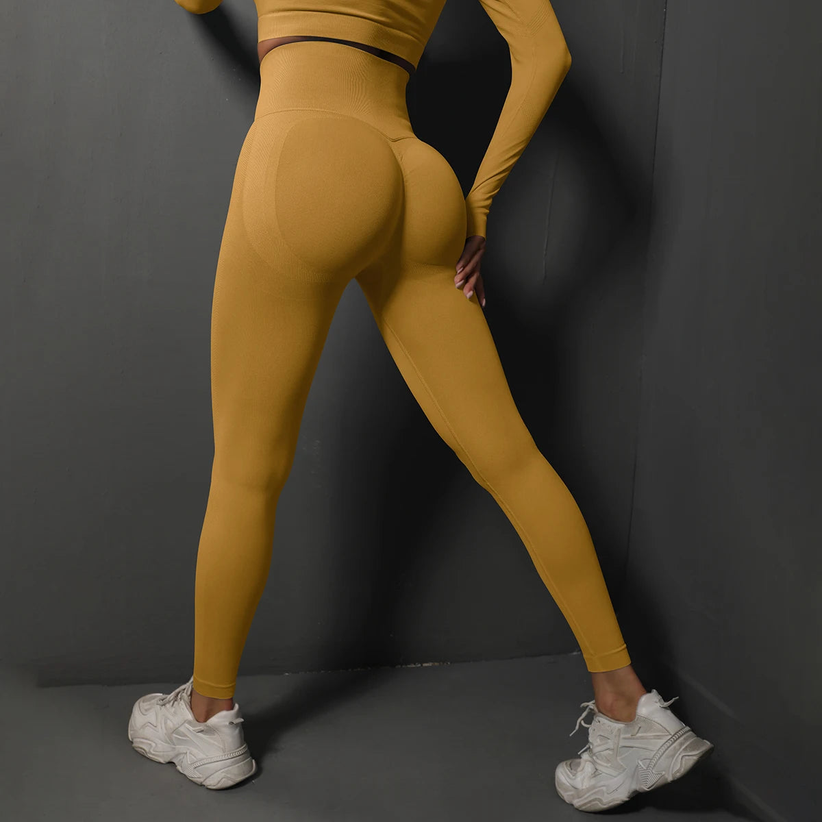 Seamless Yoga Pant High Elastic Sports Fitness Legging Women High Waist Gym Scrunch Butt Leggings Running Training Leggings