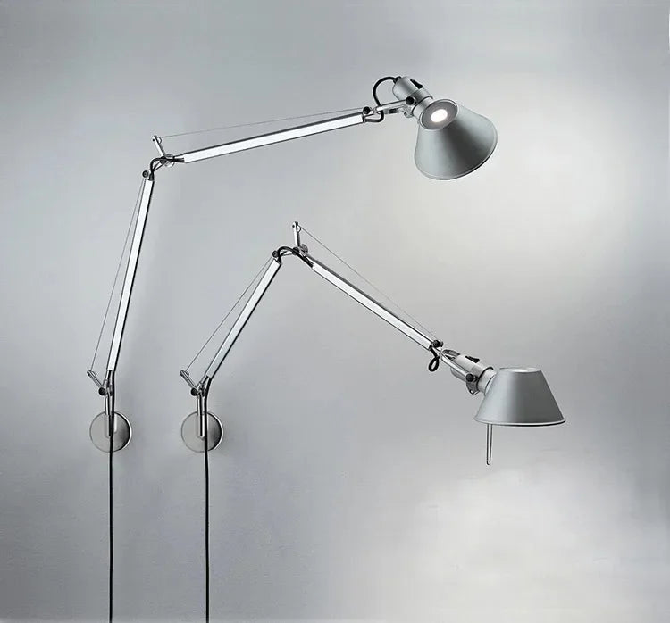 Modern Simple Modern Foldable Wall Lights Long Swing Arm Adjustable Aluminum Sconces Lamps Telescopic Wall Lights For Bedroom