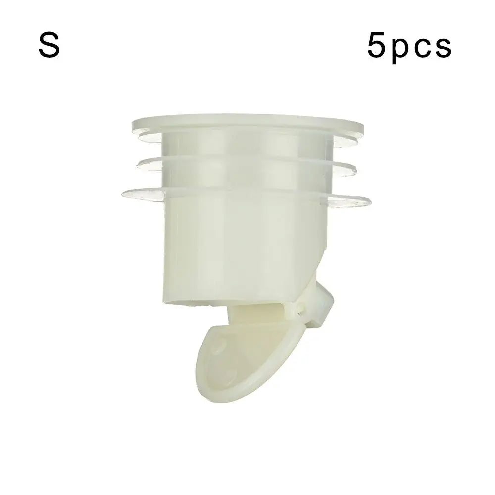 Useful 5Pcs/set Anti Odor Pest Floor Drain Stopper Shower Floor Strainer Plug Sewer One Way Valve Seal Drainer Cover