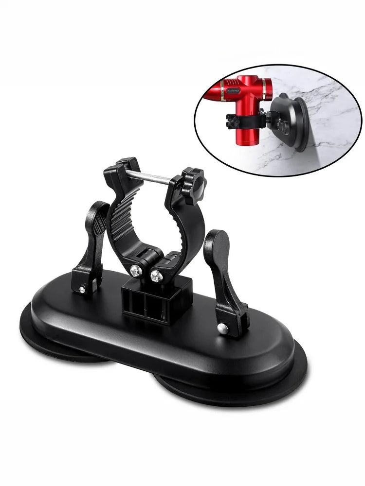 Suction Cup Massage Gun Holder Fascia Gun Bracket Hands-Free Massager Accessory