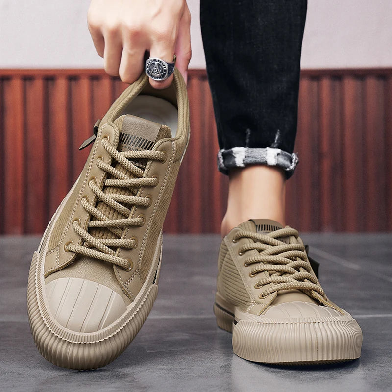 Fashion Men's Walking Sneakers Outdoor Man Casual Shoes Breathable Lightweight Board Shoes Platform Sport Footwear Running Shoes