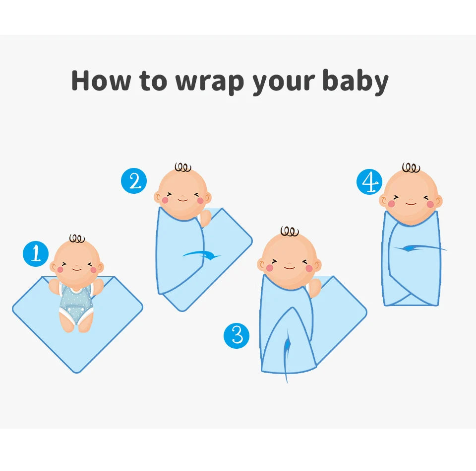 Newborn Baby Blanket Cotton Multi-use Knitted Infant Babies Boys Girls Sleeping Quilts Covers for Stroller 90*70cm Receiving Mat