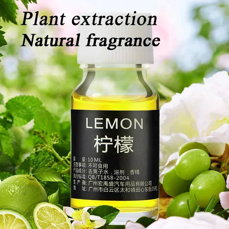 10ml Car Perfume Refill Air Freshener Natural Plant Essential Oil Aroma Diffuser Fragrance Humidifier Essential Oil Freshener