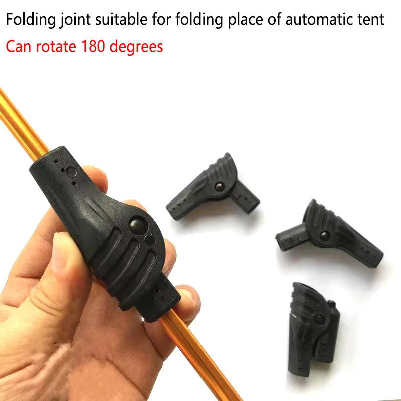 Tent Support Components Potable Tent Support Rod Automatic Tent Folding Joint DIY Outdoor Tent Accessory Tent Joint Parts