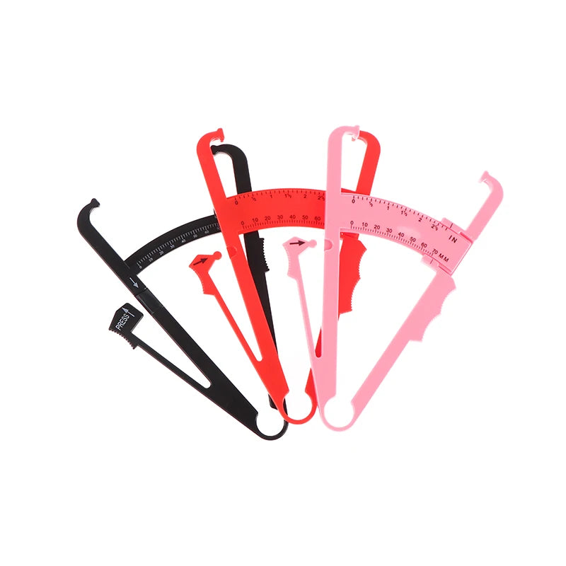 80mm Body Fat Caliper Adipometer Skinfold Measurement Slimming Lose Weight Body Fat Measure Tester Fitness Beauty Health Care