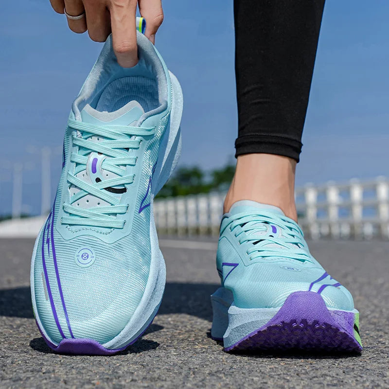 Running Shoes Carbon Plate Marathon Speciality Men Sports Breathable Lightweight Women's Comfortable Chunta Leisure Sneakers