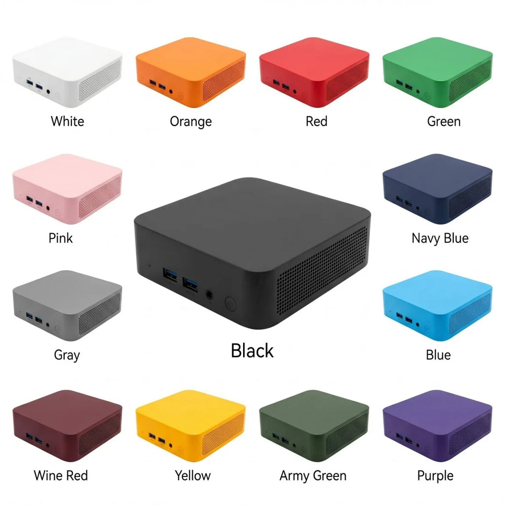 Intel Core N150/I9‑10980HK Ultra Compact Mini PC 16GB RAM 2TB SSD Triple 4K Monitor Home Office Small Pro Nimble Output