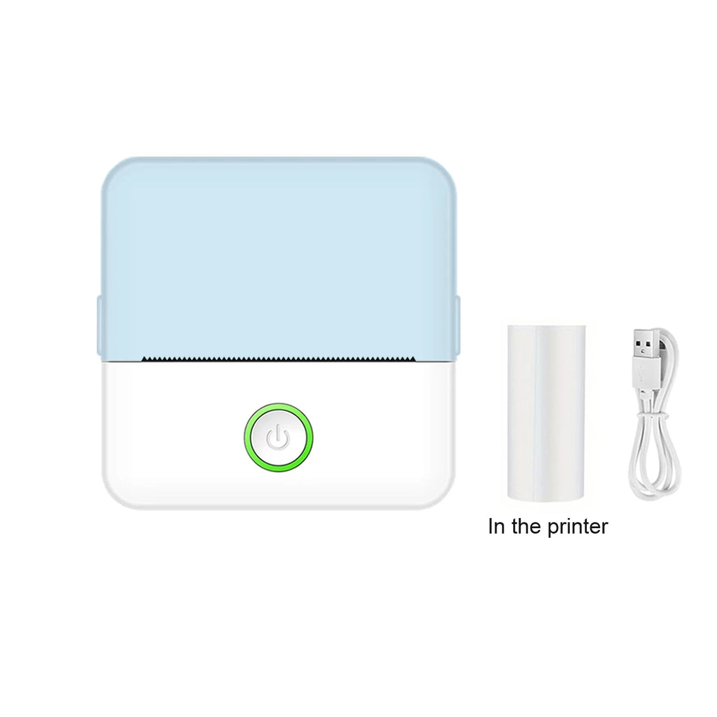 Wireless Mini Thermal Printer Wireless Mini Thermal Printer, Portable Label Maker, 200dpi High Resolution, USB Rechargeable