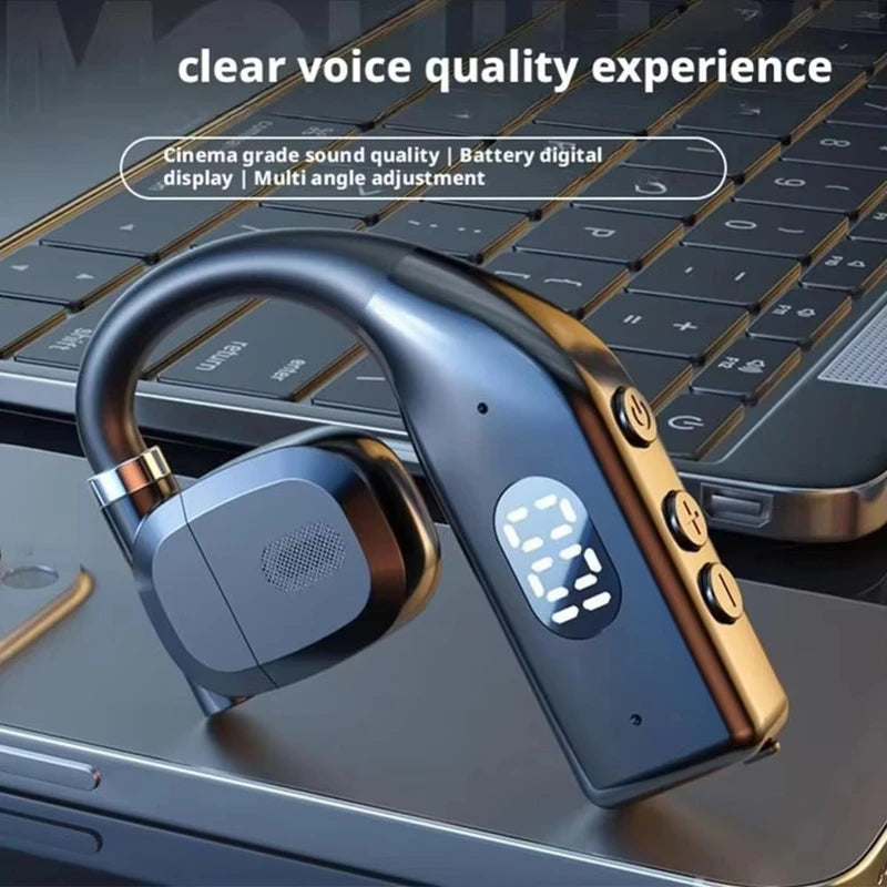 NEW Wireless Bluetooth Headphones Earhook Design Bluetooth 5.4 Noise Reduction Stereo Sound With Microphone Gaming Headset 2026