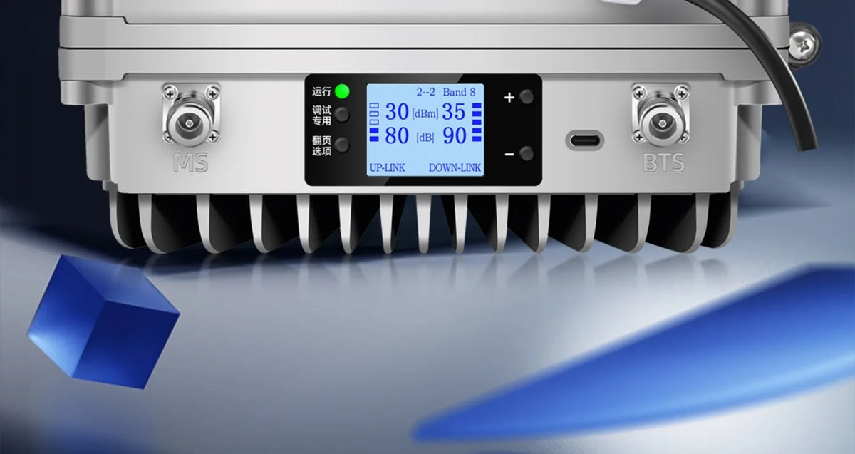 High-power 4G5G mobile phone signal amplifier enhances plus reception, triple play repeater