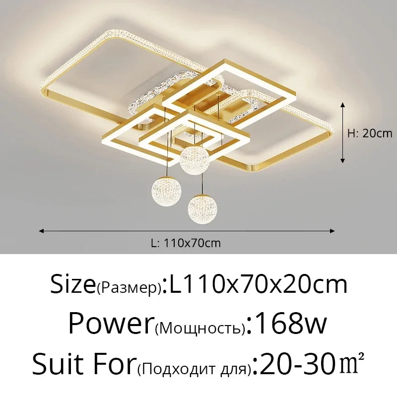 Modern Minimalist Living Room Pendant Light, Atmospheric New Living Room Ceiling Light, Modern Light Luxury Decorative Light