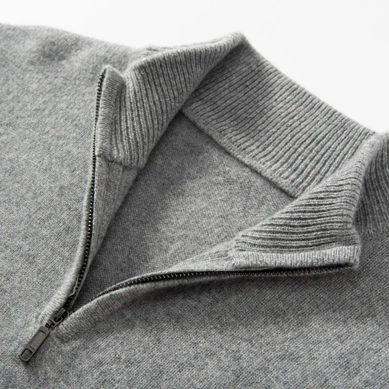 Autumn and Winter 100% Cashmere Men's Clothes Classic England Wind Solid Color Man Thicken Sweater Fashion Men Knitted Pullover