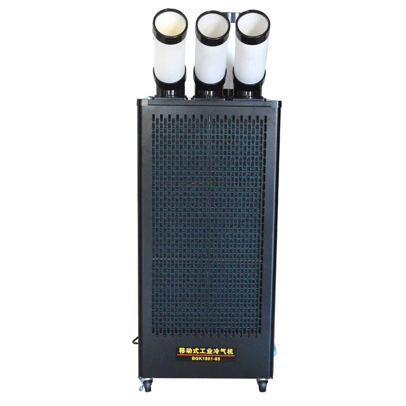 220V Air conditioner industrial mobile air conditioner compressor three Air outlet air cooler single cold type integrated 3KW