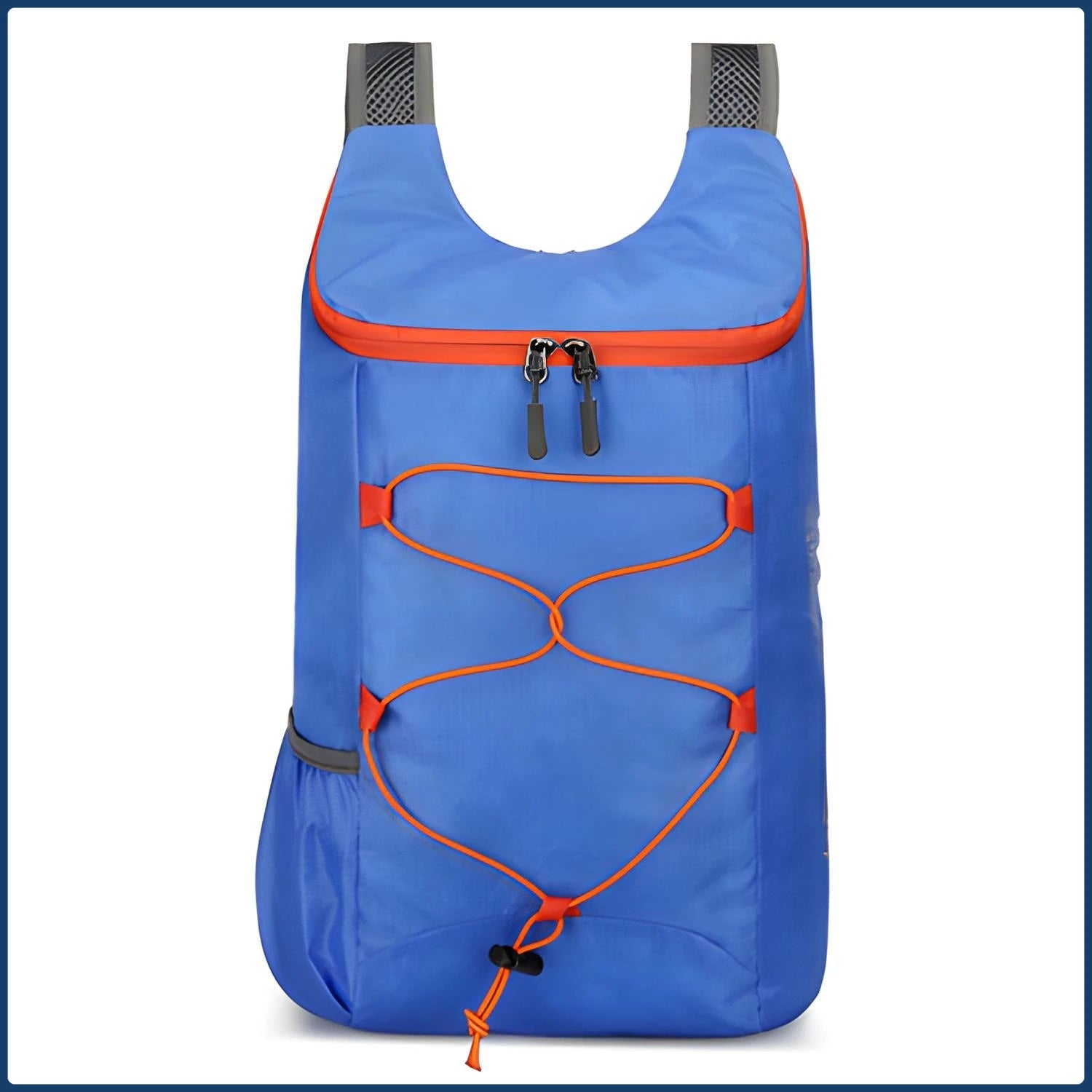 Multifunctional Outdoor Folding Backpack High Density Lightweight Waterproof Nylon Fabric Sports Bag for Camping Hiking Travel