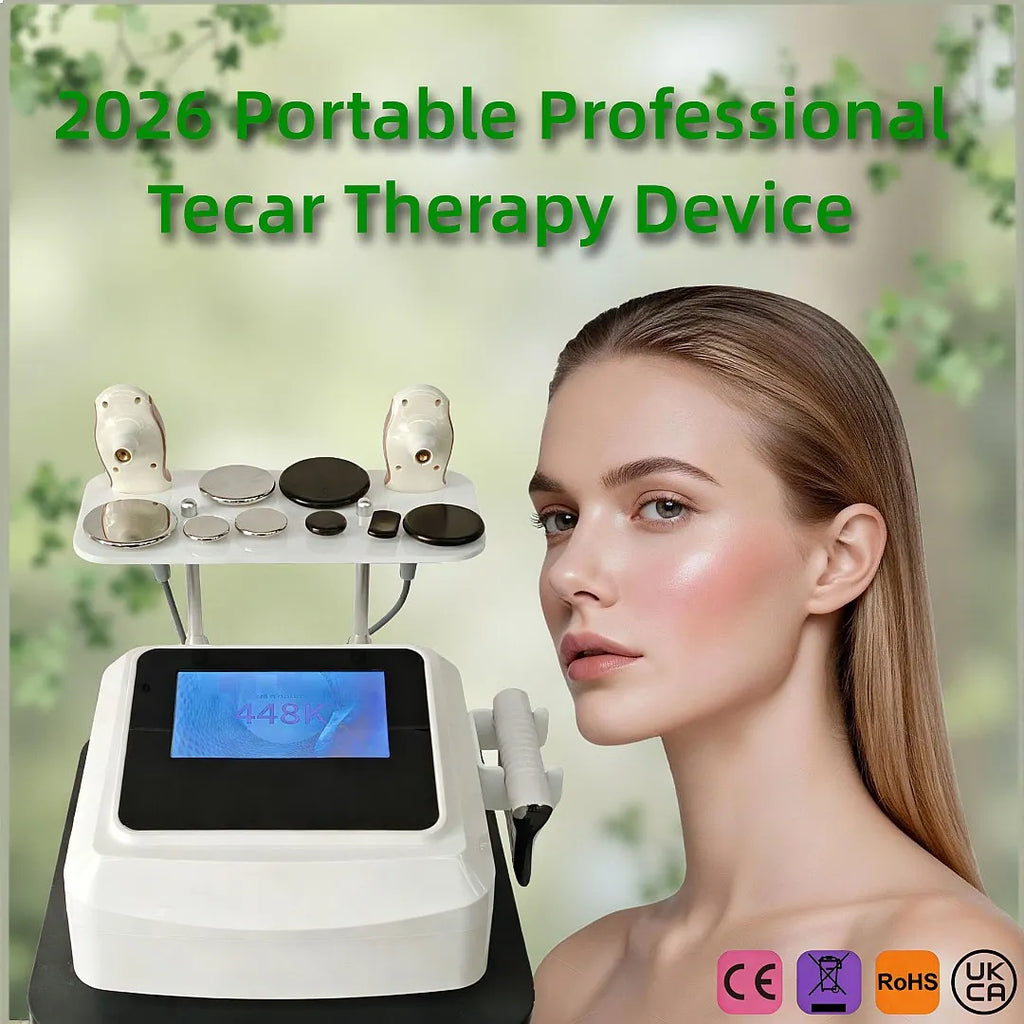 Portable Professional Tecar Therapy Machine for Pain Relief Physical Therapy Diathermy Home Muscle Recovery