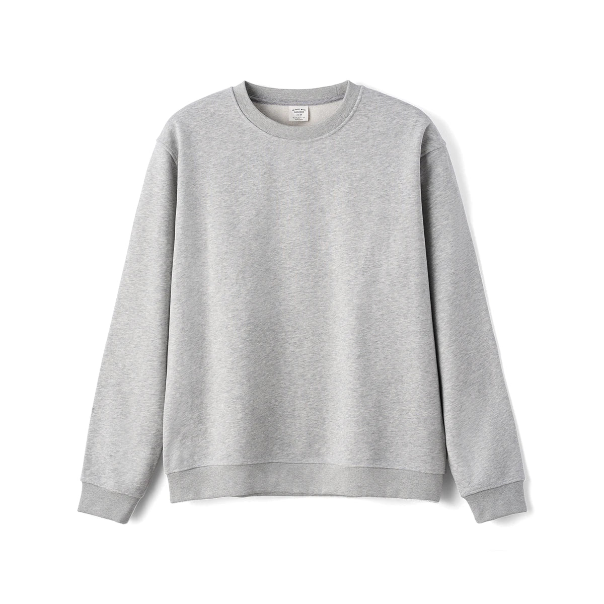 SIMWOOD 2026 Autumn Winter New Oversize 340gsm Warm Brushed Finish Lining Sweatshirts Men Embroidery Basic Running Pullover Tops