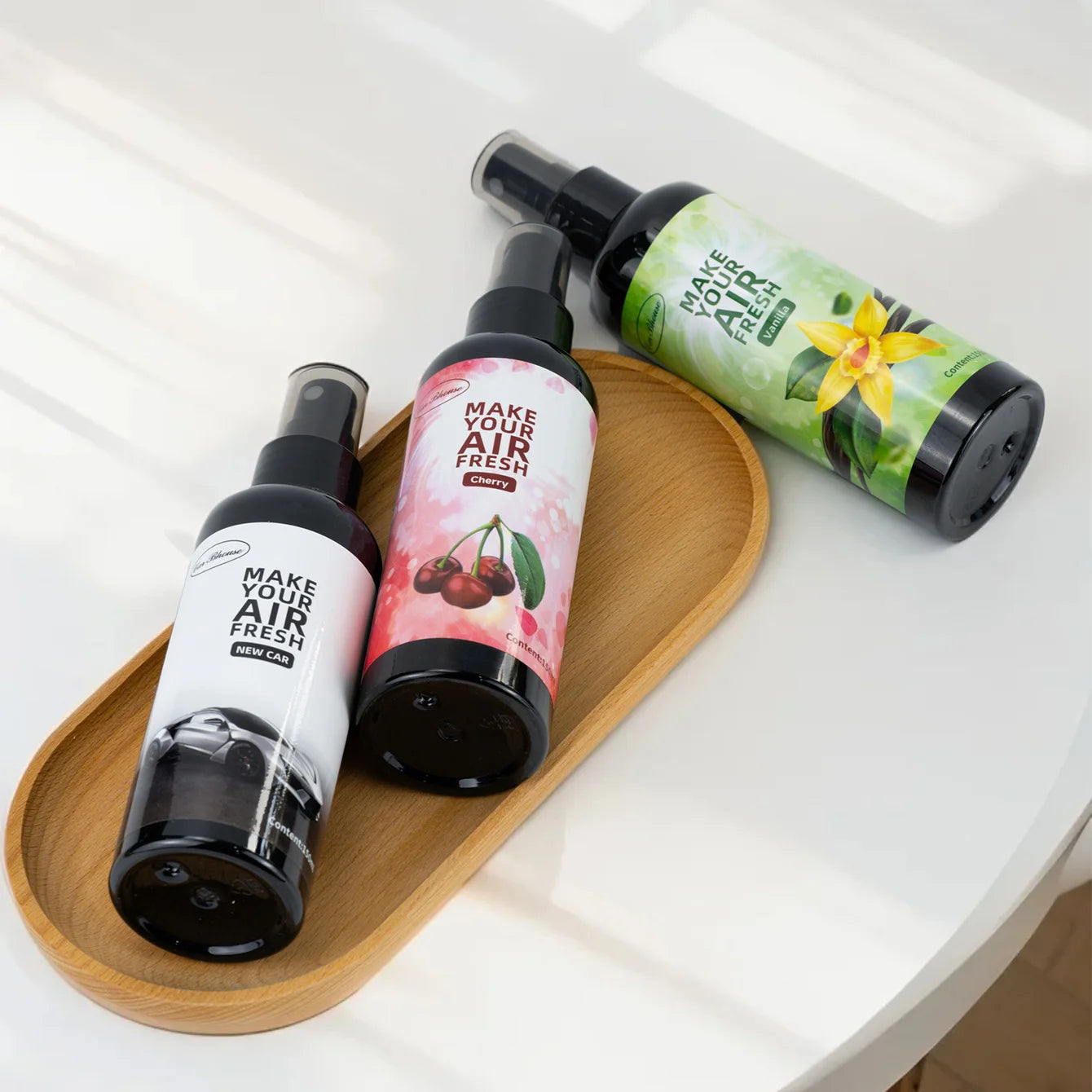 150ml/5.07oz, 9 Scents Fragrance Spray, Home/Car/Clothes/Bathroom Air Freshener, Durable Fragrance, Odor Removal, Fresh Air