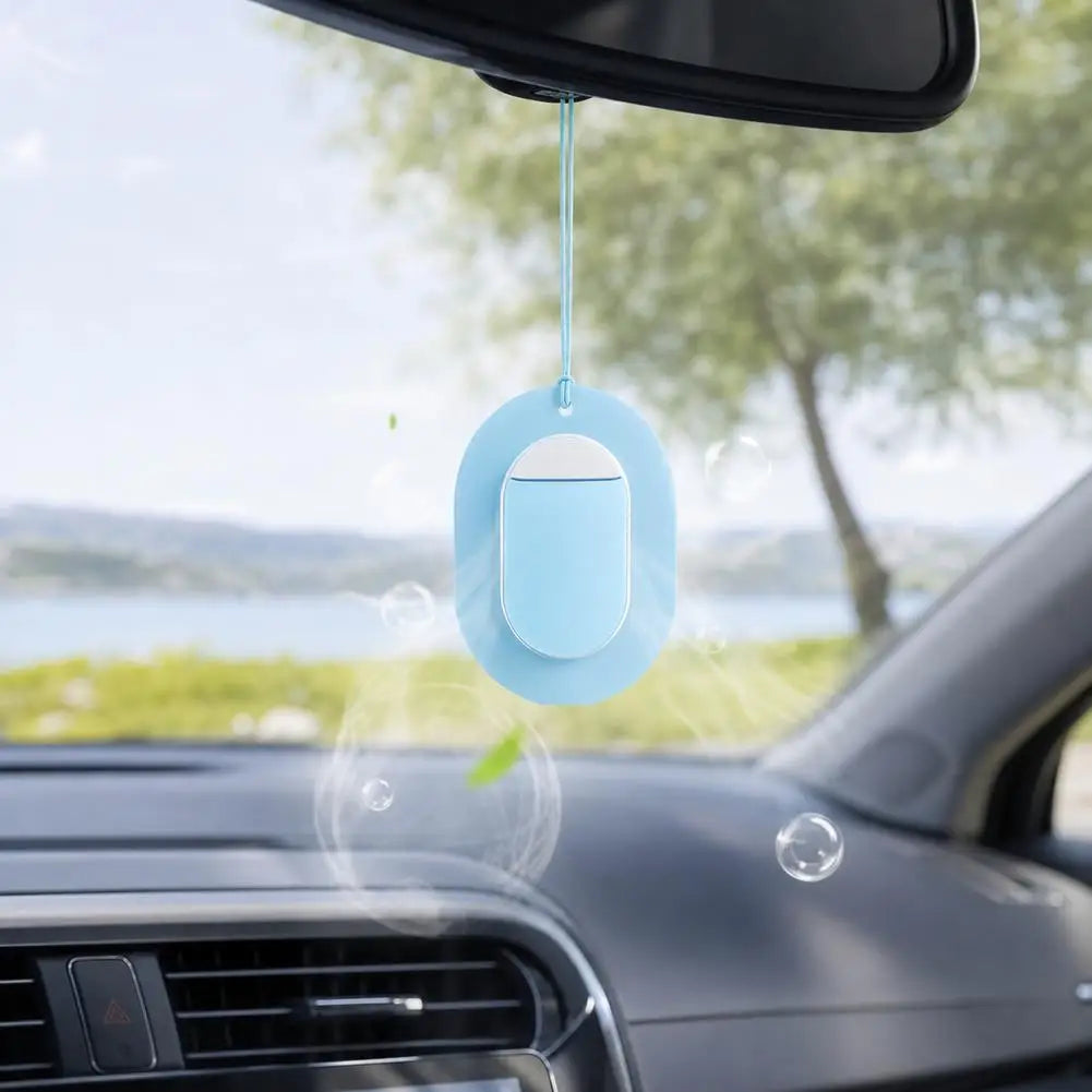 Car Air Freshener Essential Oil Long Lasting Fragrance Hanging Rearview Mirror Diffuser Perfume Pendant Auto Accessories