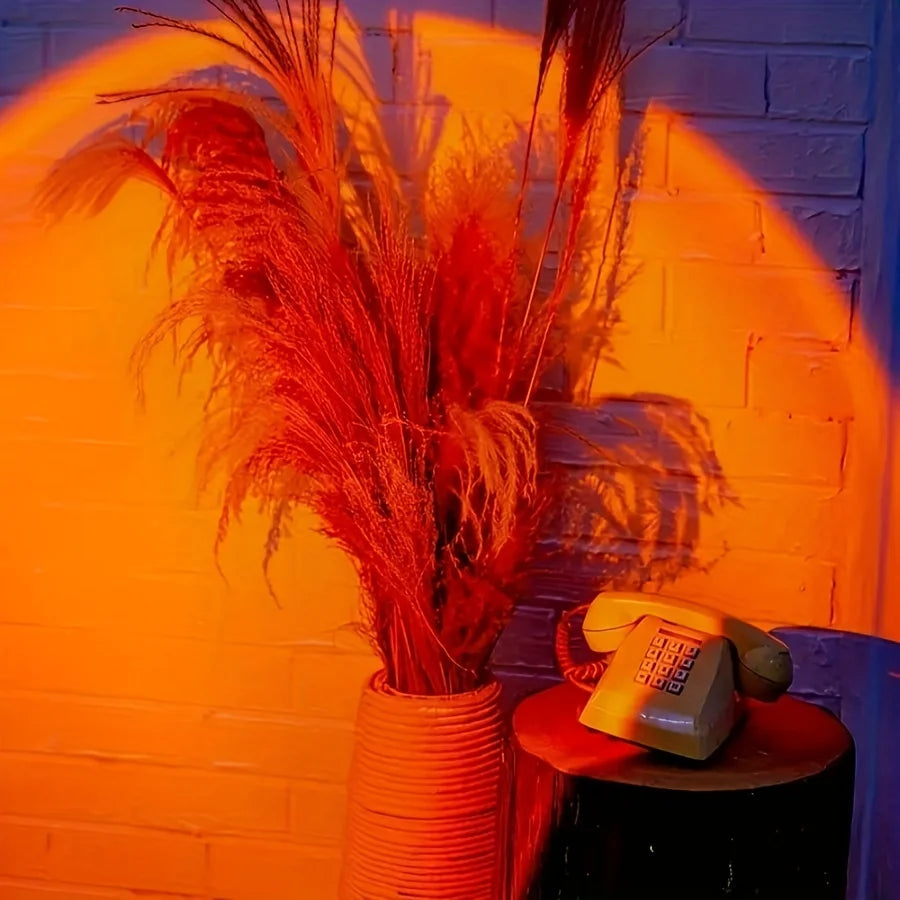 LED Sunset Lamp Sunset Atmosphere Nightlight Living Room Bedroom Desktop Decorative Lights