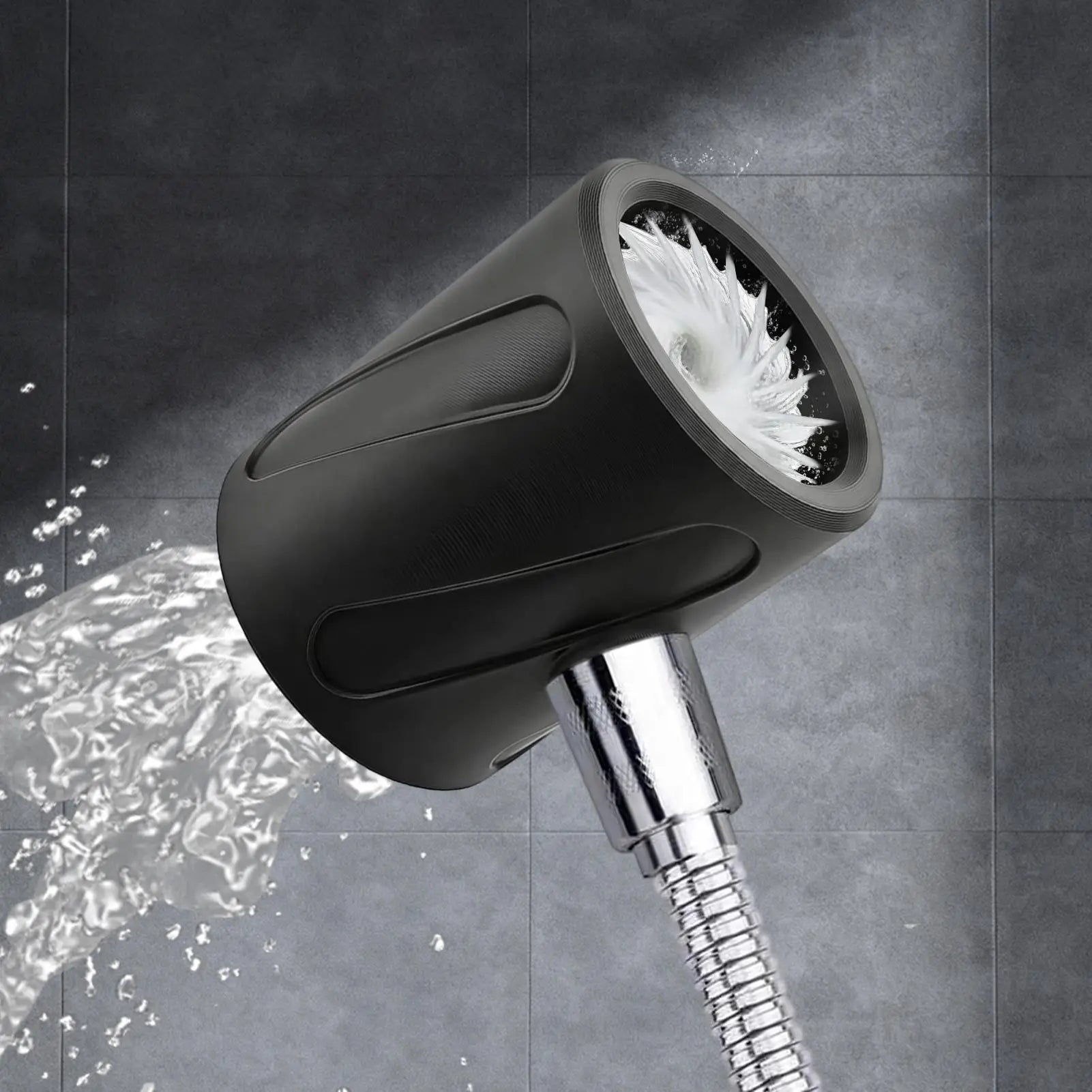 Shower Head for Men Easy Installation Anti-Rust Wide-Coverage Handheld Shower Head Massager for Apartment Hotel Adults Boyfriend