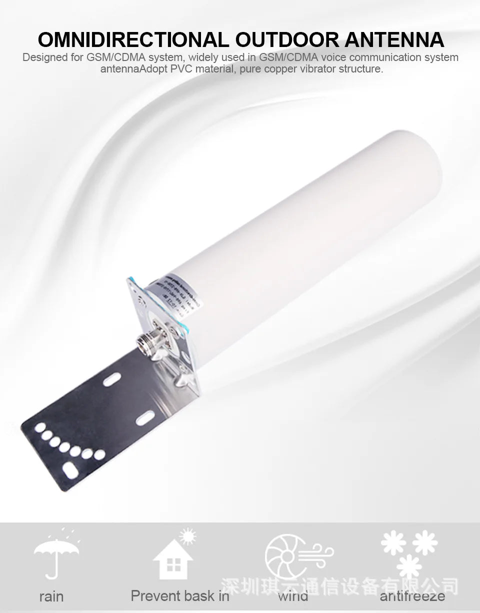 700-2700mhz 10dbi signal repeater Antenna With 3m Cable 4g LTE Outdoor Barrel Omni External Network Amplifier Router Antenna