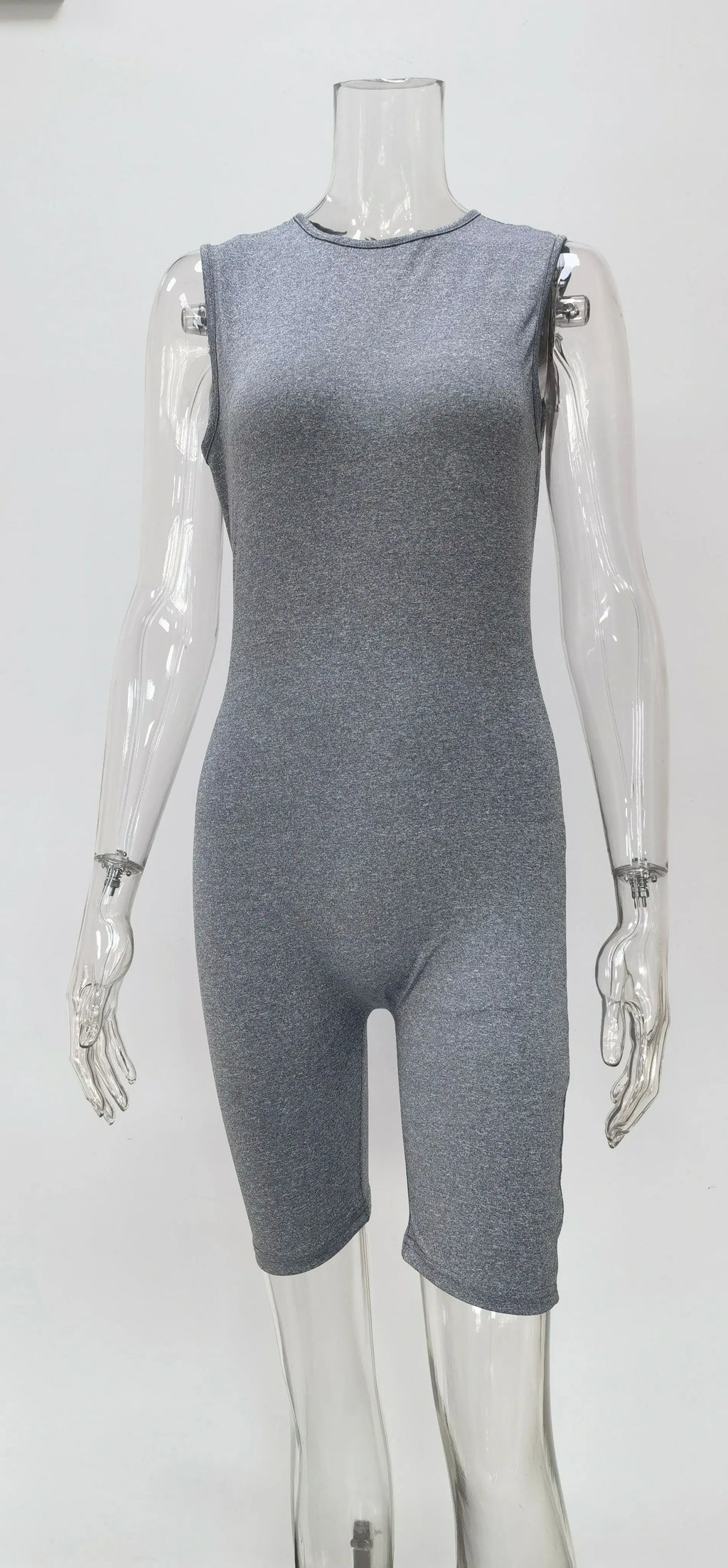 Pencil Jumpsuit for Women Full Seasons Casual Fitness Sporty Playsuit Sleeveless Slim Activewear All In One Jumpsuit Clothing