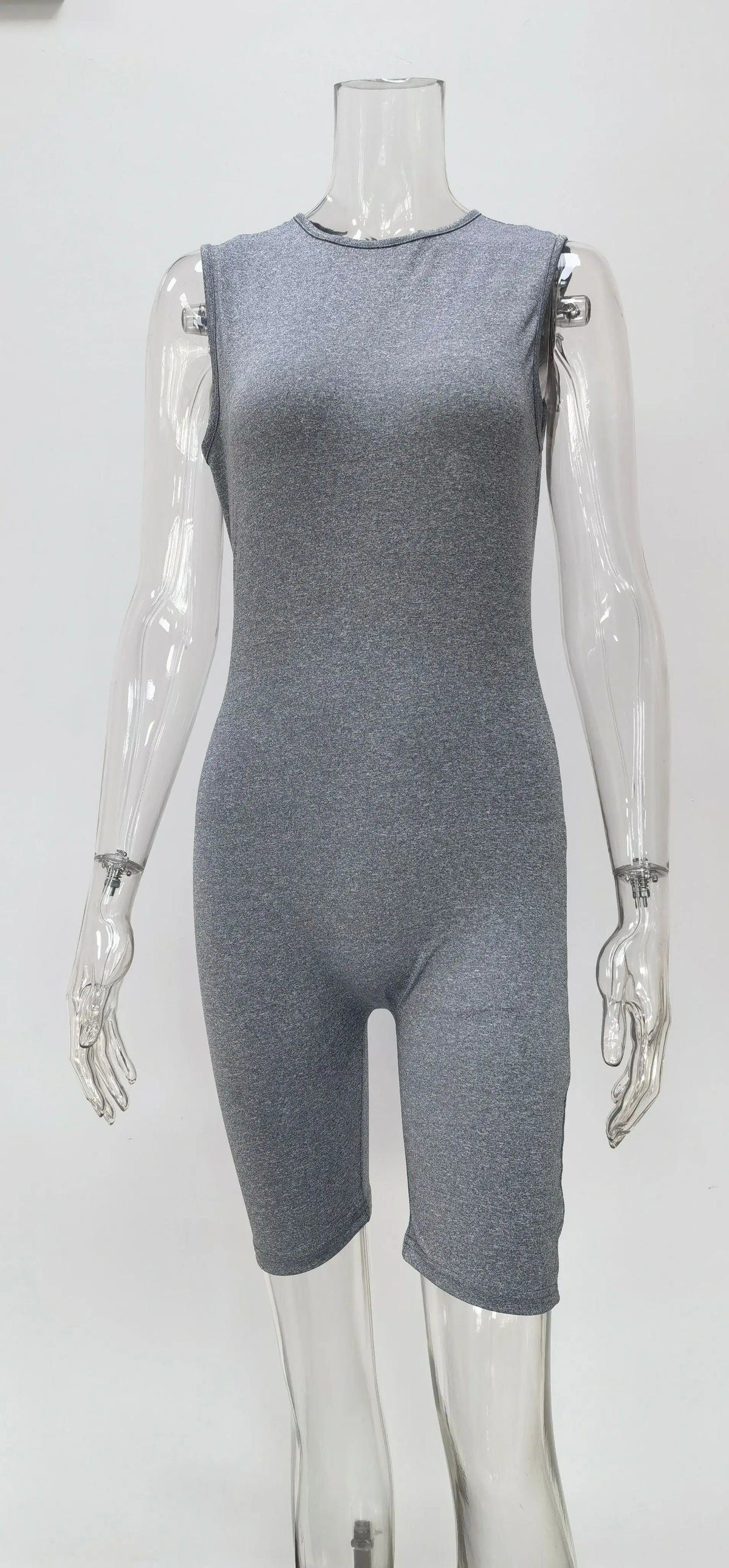 Pencil Jumpsuit for Women Full Seasons Casual Fitness Sporty Playsuit Sleeveless Slim Activewear All In One Jumpsuit Clothing