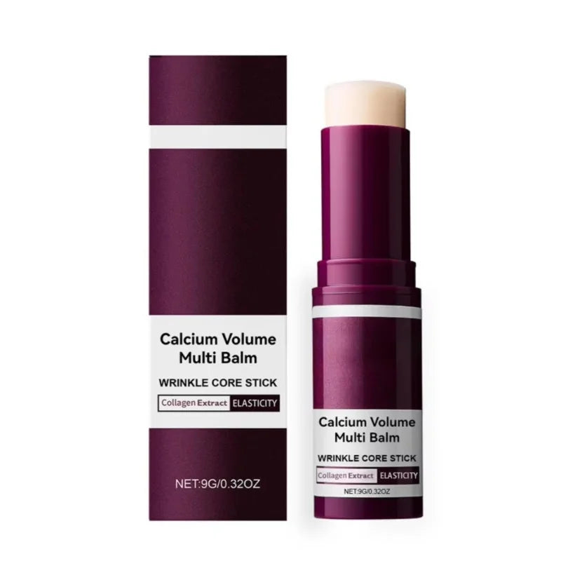 Calcium Volume Multi Balm Deep Hydration Face Skin Elasticity Enhanced Puffy Eyes Treatments Anti Wrinkle Collagen Balm Stick