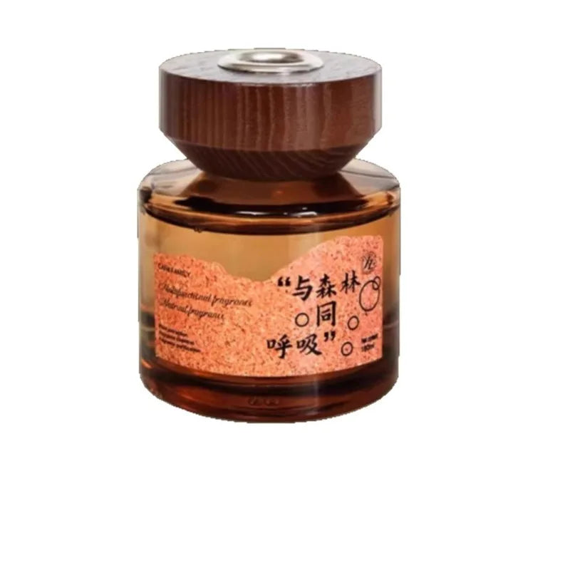 1pc High Grade Wood Car Mounted Perfume Accessories Vintage Highend Fragrance Lasting Fragrance