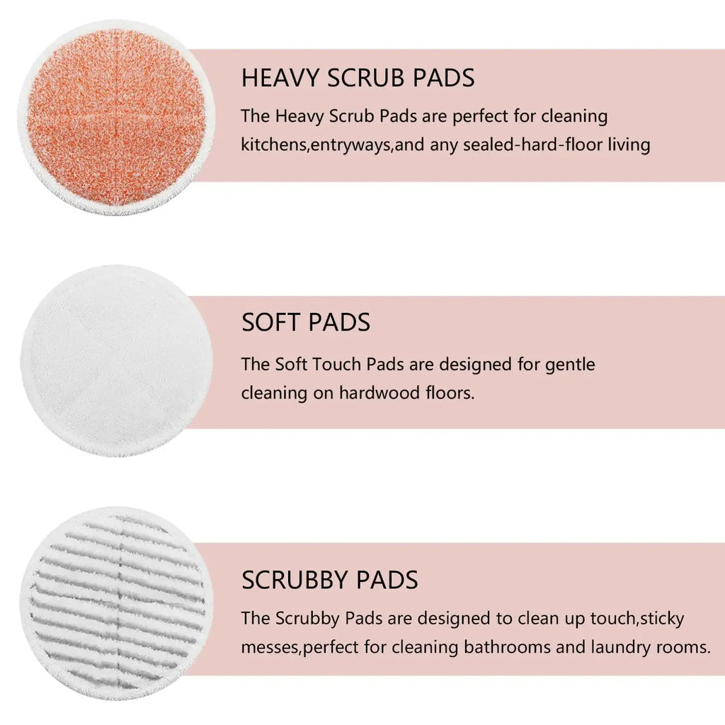 Replacement Mop Pads Fit for Bissell Spinwave 20399 23157 23159 2039A 2124A 20393 2039T 2039W 20391 20395 2307 2315A